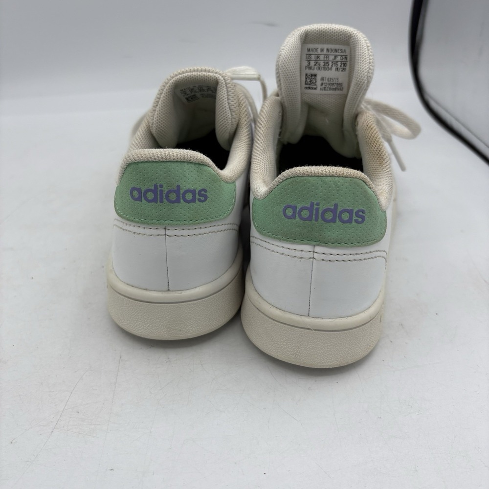 Adidas Shoes Girls Size 3 Youth Kids GX5775 Grand Court White Purple Sneakers - Picture 5 of 9